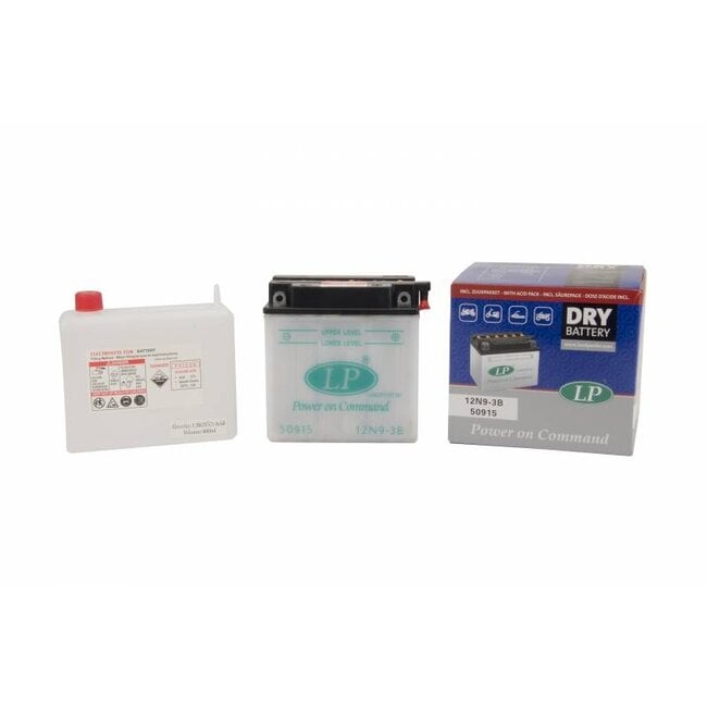Landport (LP) 12N9-3B motor accu 12 volt 9,0 ah