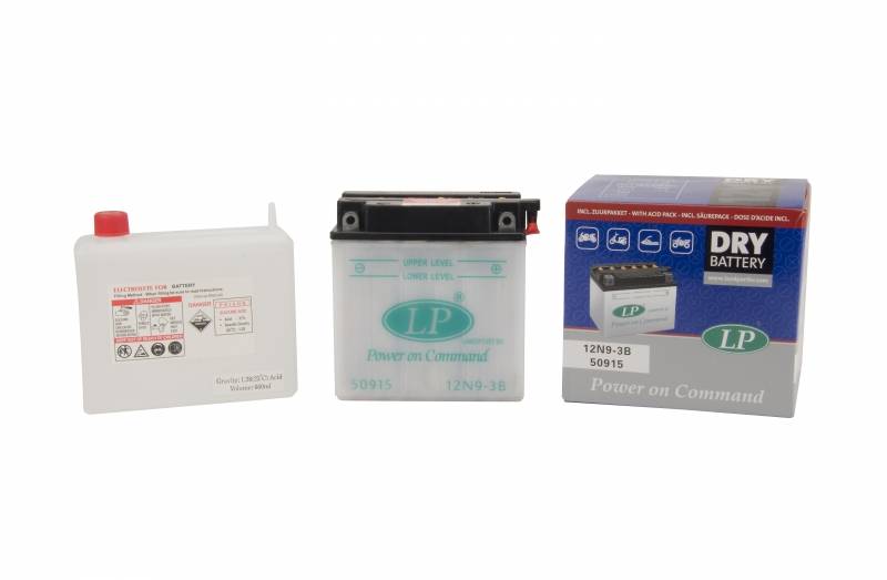 Landport (LP) 12N9-3B motor accu 12 volt 9 ah