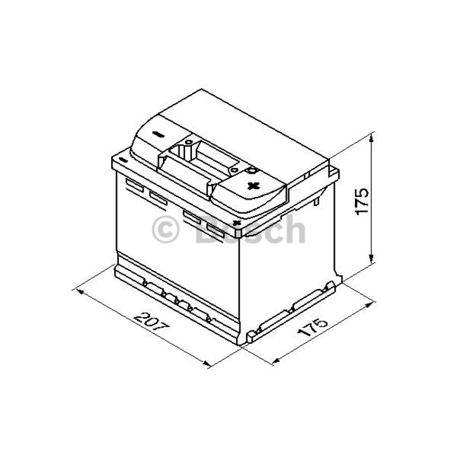 Bosch Auto accu 12 volt 44 ah Type S4001
