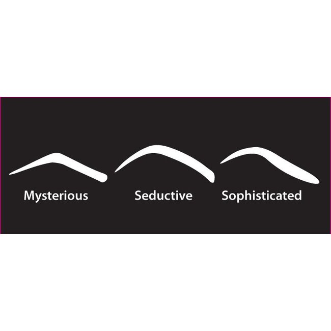 CHRISTIAN FAYE Stencil sopracciglio insieme Mysterious/Seductive/Sophisticated