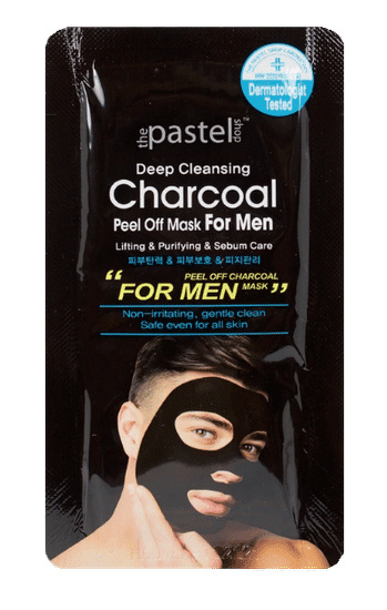 Deep Cleansing Charcoal Black, Peel-Off Mask, - Bransus