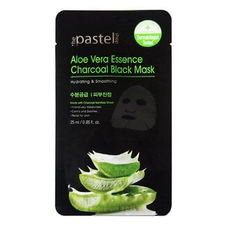 The Pastel Shop Aloe Vera Essence Charcoal Black Mask