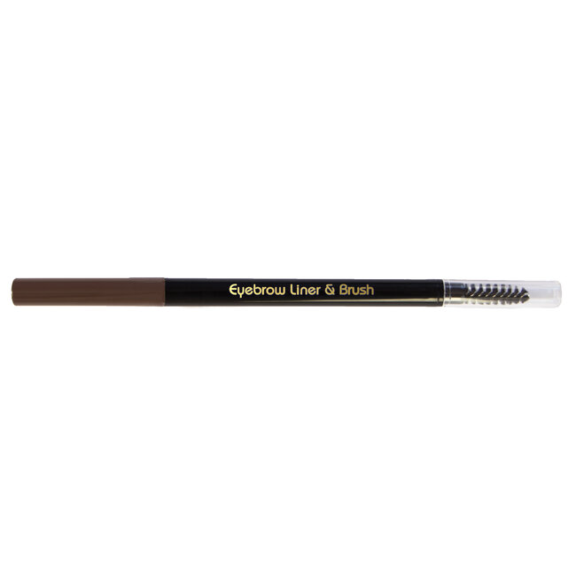 CHRISTIAN FAYE Augenbrauen Liner & Brush, Dunkel Braun
