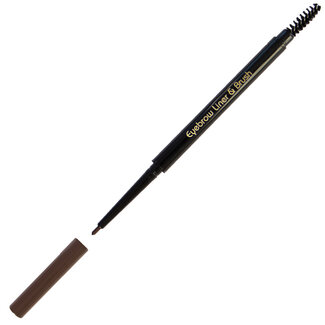 CHRISTIAN FAYE Augenbrauen Liner & Brush, Dunkel Braun