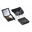 CHRISTIAN FAYE Augenbrauenpuder DUO Highlighter Kit, komplett mit Schablonen und Pinsel - Dark