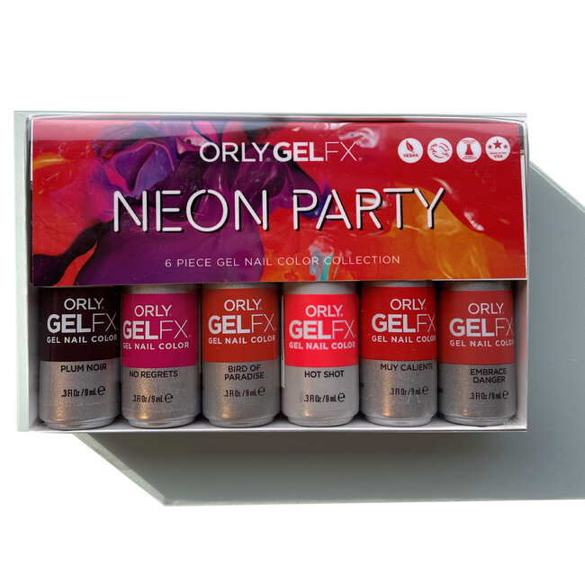 ORLY ORLY GELFX GelColor 6 Pix NEON PARTY