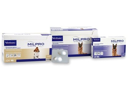 Milpro kleine pup/hond 24 tabl