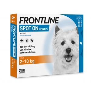 Frontline Spot-on Hond M 10-20 kg 4 pipetten