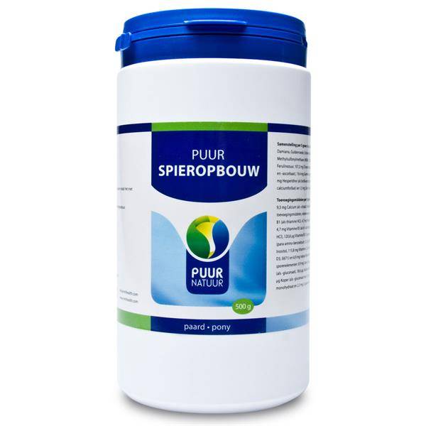Puur Muscle Mass Spieropbouw Pp 500G puur kopen in de aanbieding