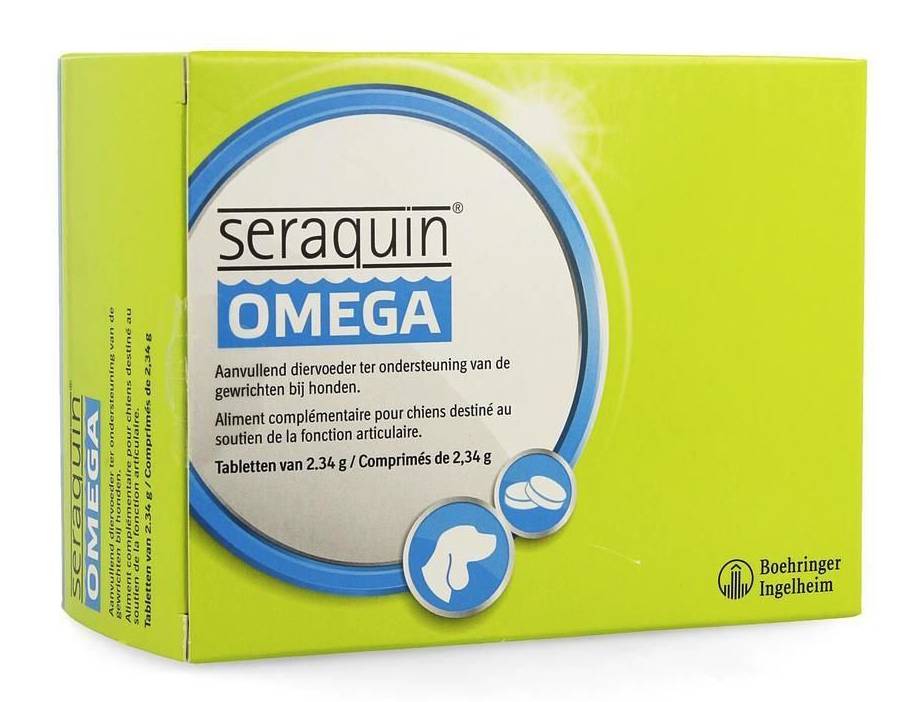 Afbeelding Seraquin Omega - Hond - 60 tabletten door Petduka