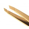 Mini Ultra Precision Slant Tweezer Gold