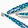 Mini Slant Tweezer Mosaic Blue