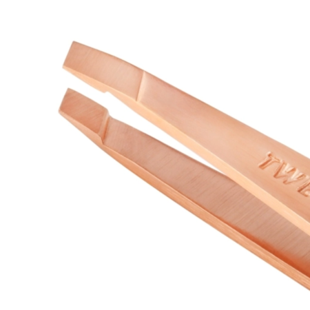 Mini Slant Tweezer Rose Gold