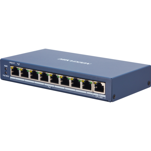 Hikvision Switch DS-3E1309P-EI L2, Smart Managed, 9 10/100M RJ45 PoE port