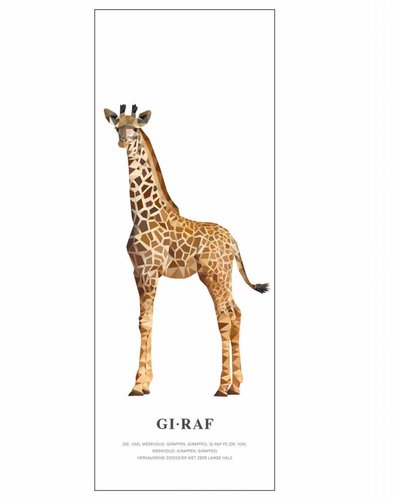 Behangpaneel giraf