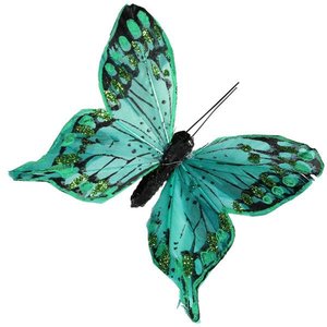 vlinder lichtgroen per 10