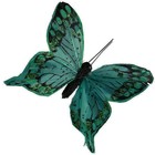 vlinder donker groen per 10