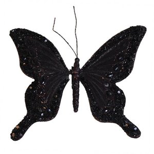 Vlinder klein Viktor & Rolf zwart per 4 zwart