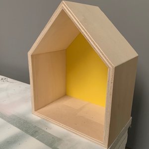 huisje ecoplex 20 x 12,5 x 25cm HARDGEEL