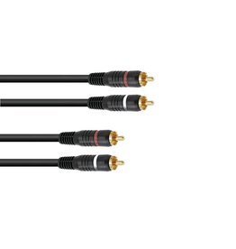 OMNITRONIC OMNITRONIC RCA cable 2x2 3m