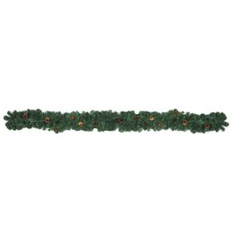 EUROPALMS EUROPALMS Noble pine garland with fir cones, 270cm