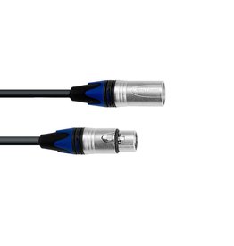 PSSO PSSO DMX cable XLR COL 3pin 5m bk Neutrik