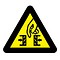 pictogram "klemgevaar" sticker