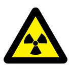 Radioactieve stoffen sticker