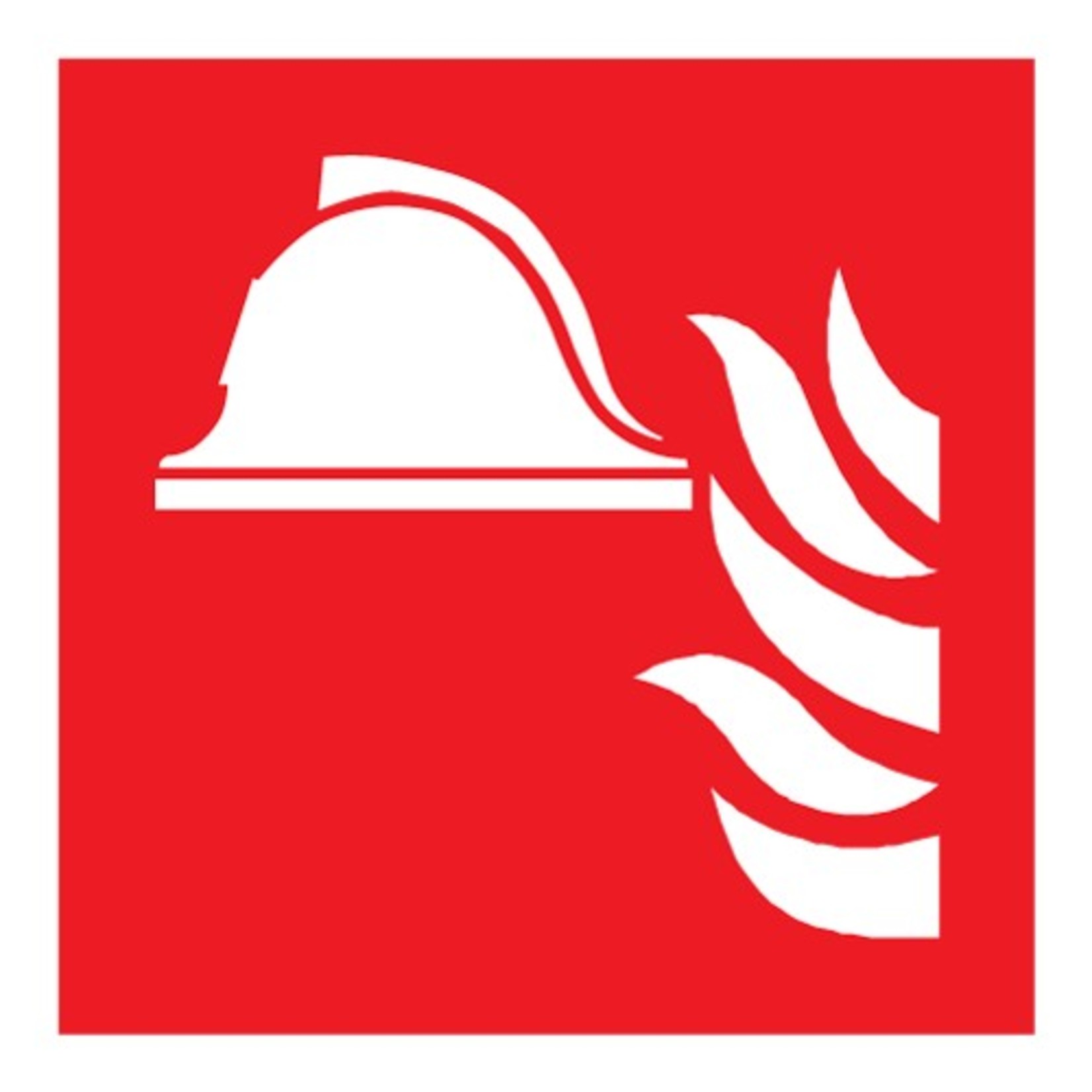 pictogram "Brandbestrijdingsmiddelen" sticker