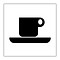 pictogram "cafetaria-koffiecorner" sticker