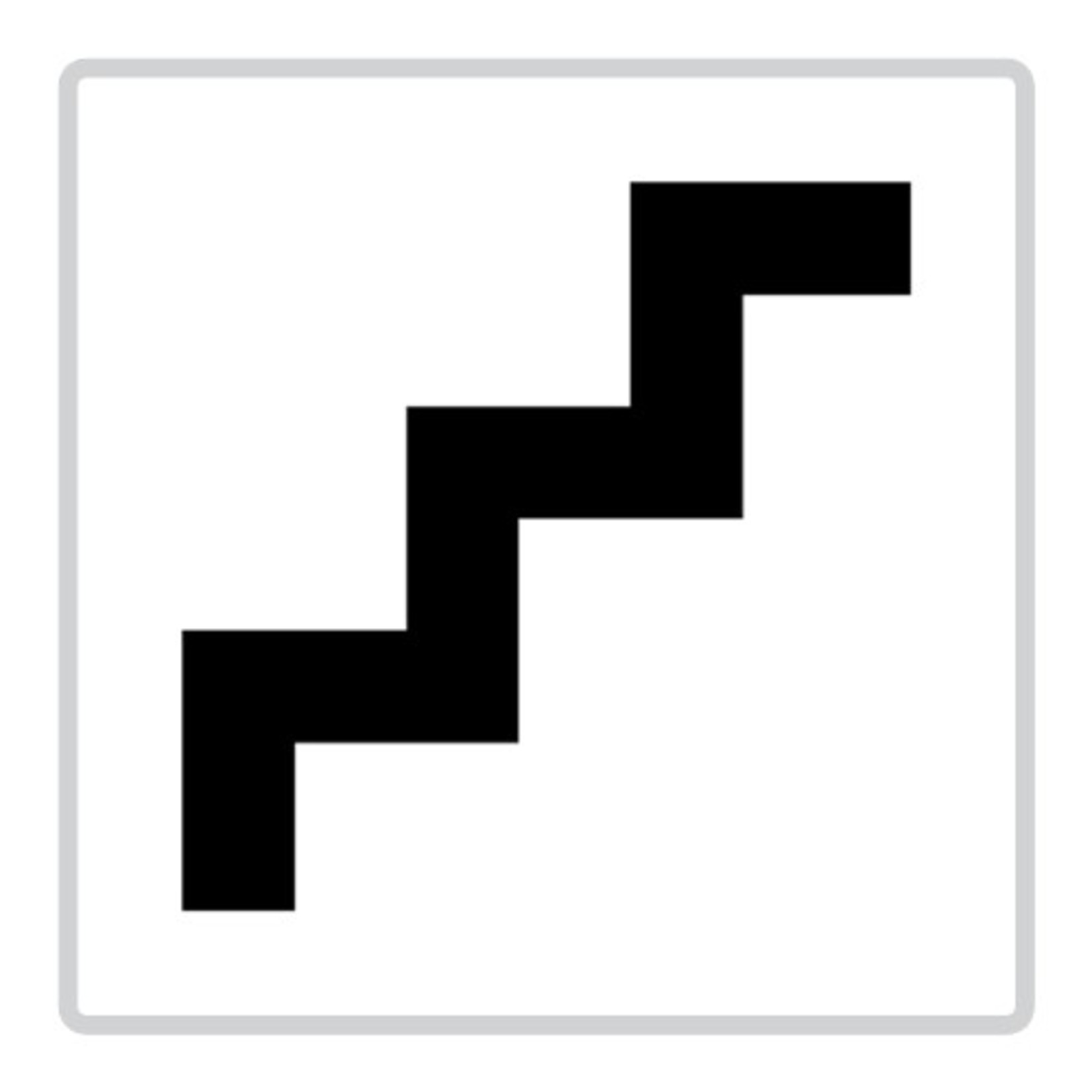 pictogram "trappen" sticker
