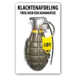 Klachtenafdeling sticker