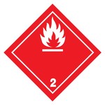 ADR-2.1 ontvlambaar-gas sticker