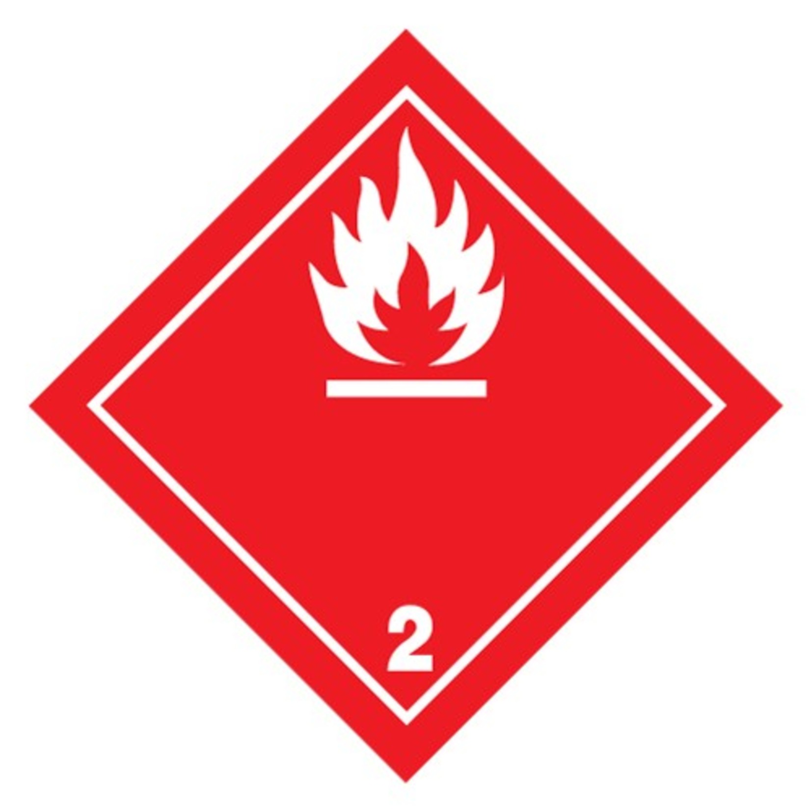 ADR-2.1 pictogram "ontvlambaar gas"