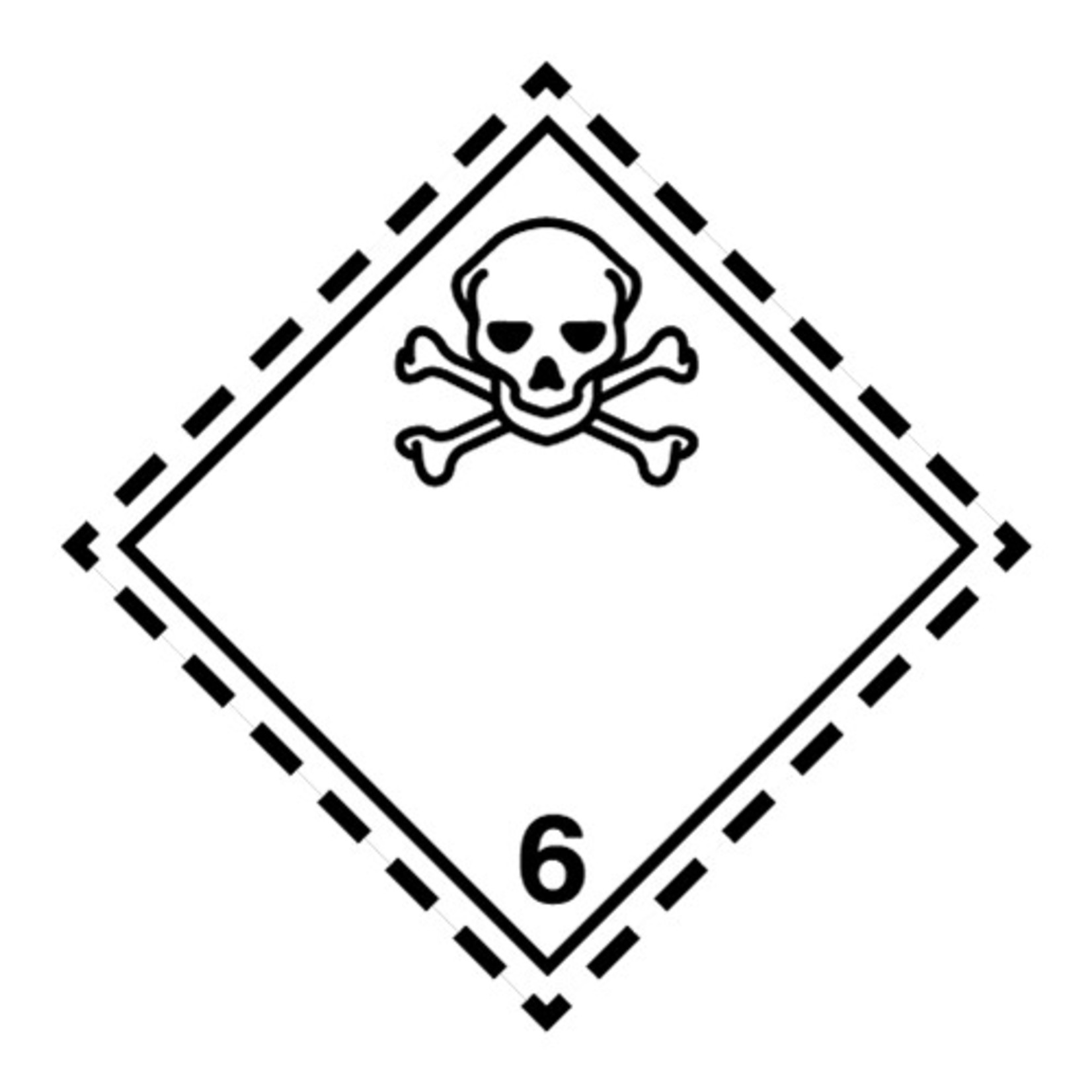 ADR-6.1 pictogram "giftige stoffen"
