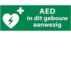 Vluchtwegaanduiding AED apparaat gebouw