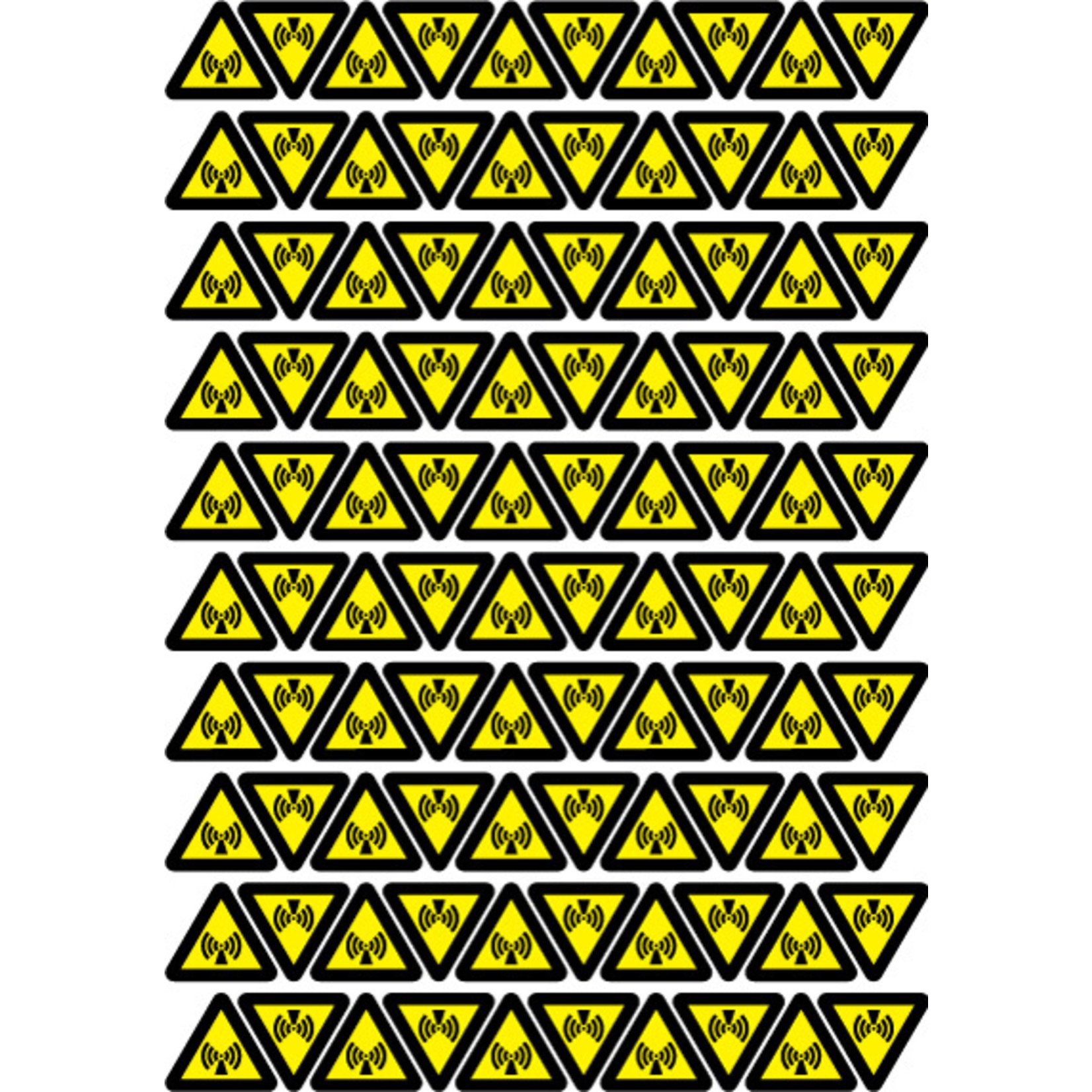 pictogram "Niet-ioniserende straling" sticker