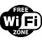 Sticker "free WiFi zone" pictogram