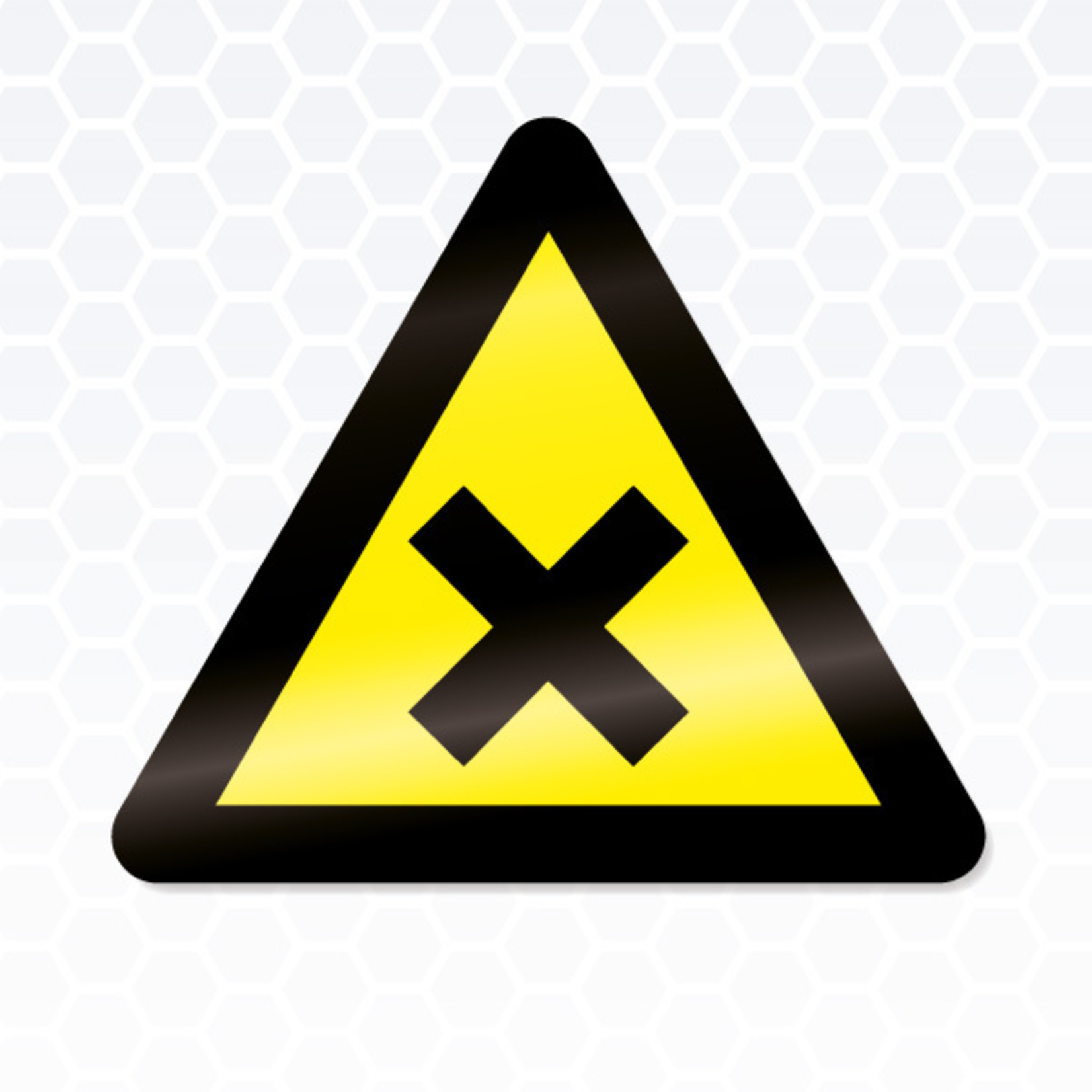 pictogram "schadelijke of irriterende stoffen" sticker