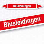 Leidingmarkering blusleidingen