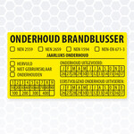 Onderhoud Brandblusser