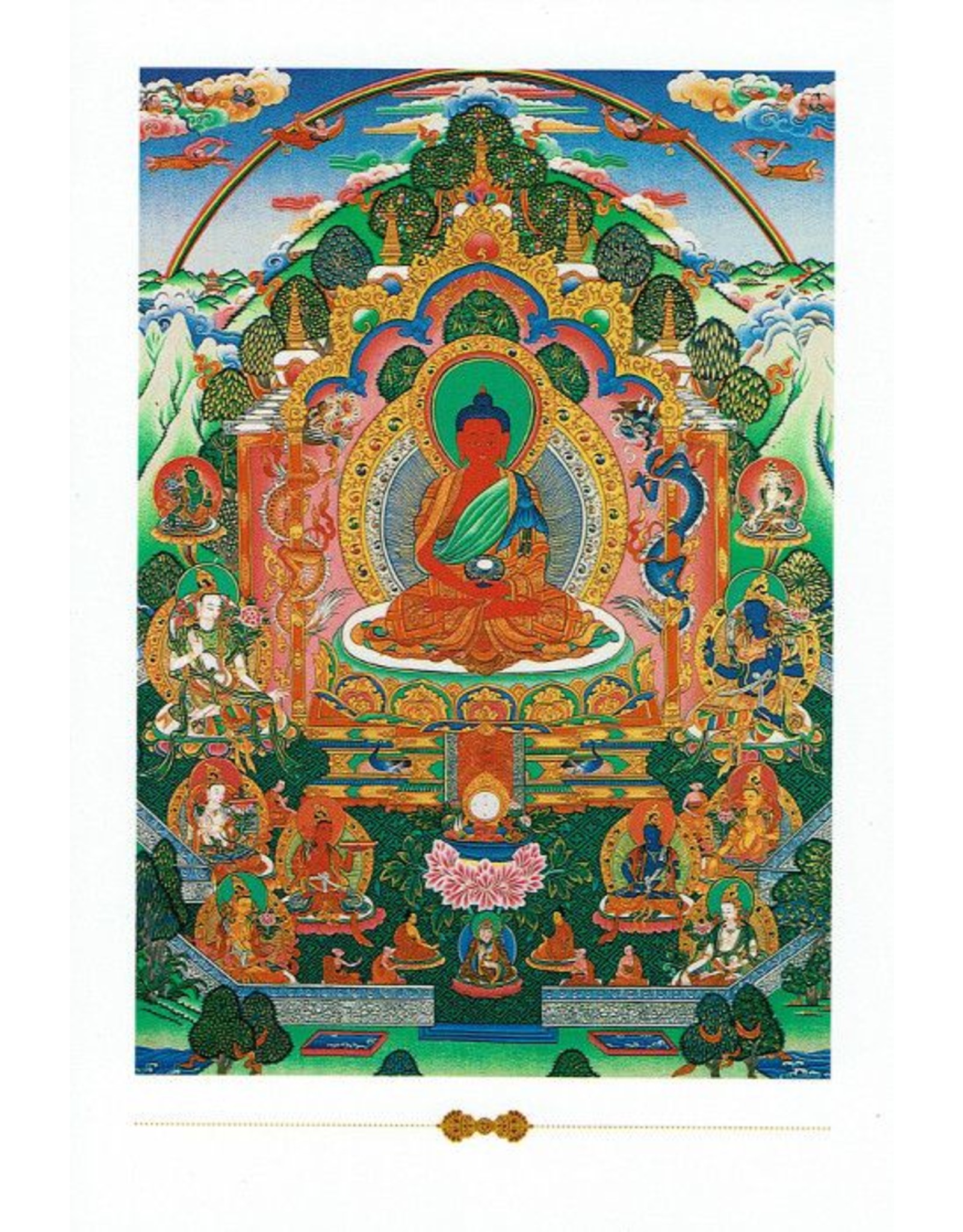 Dakini postcard Amitabha Buddha