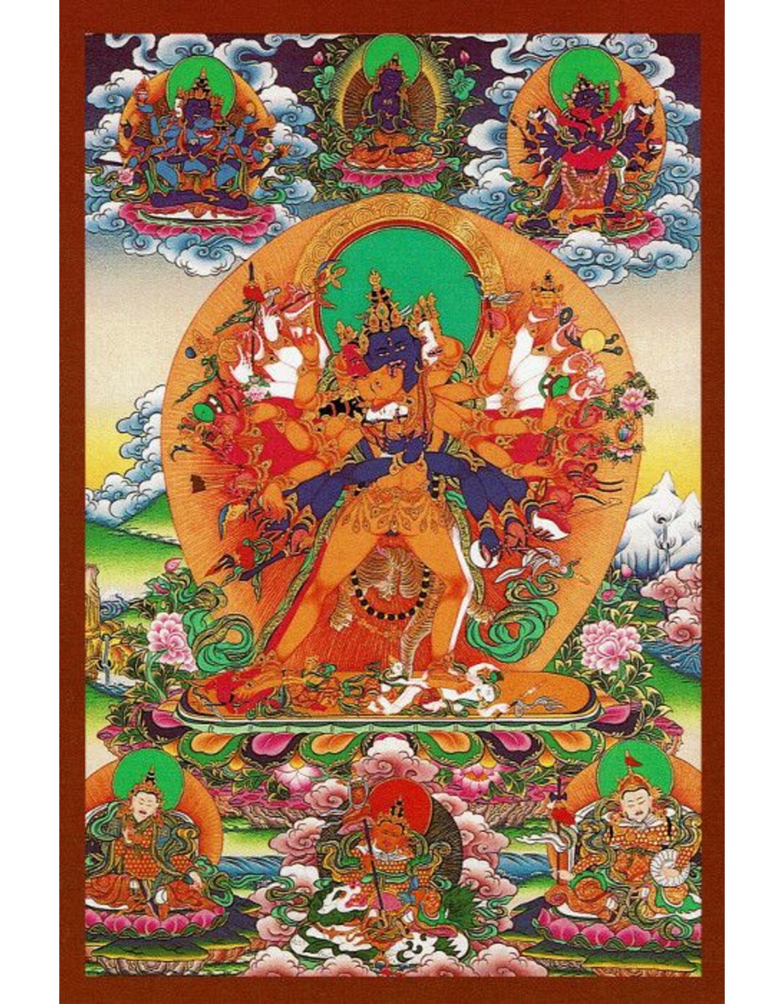Dakini postcard Kalachakra Buddha