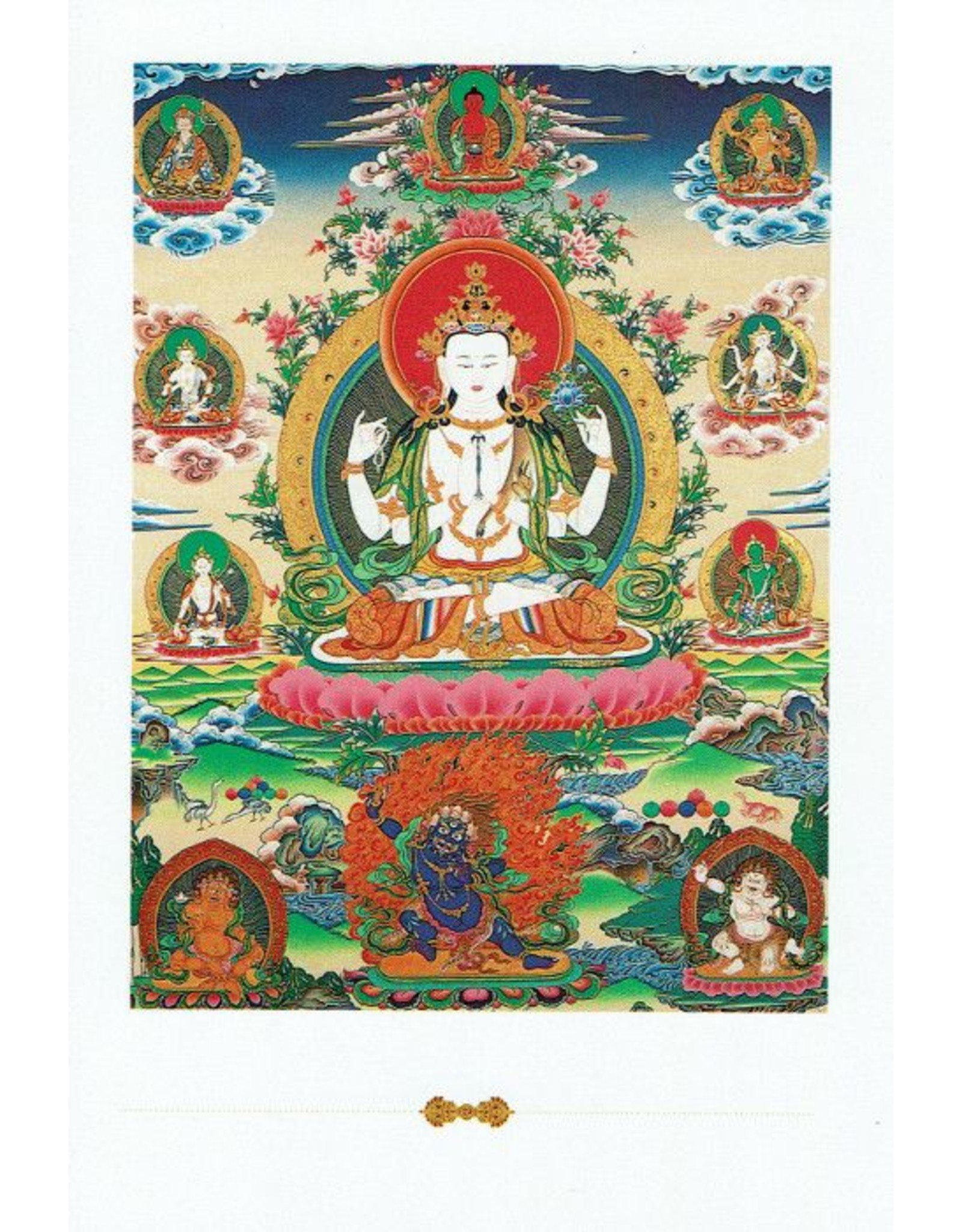 Dakini postcard Avalokiteshvara