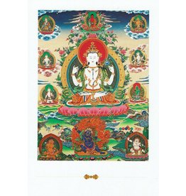 Dakini postkaart Avalokiteshvara