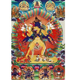Dakini postcard Kalachakra Buddha