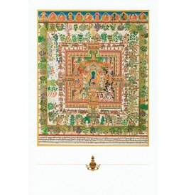 Dakini postkaart Medicijn Boeddha mandala