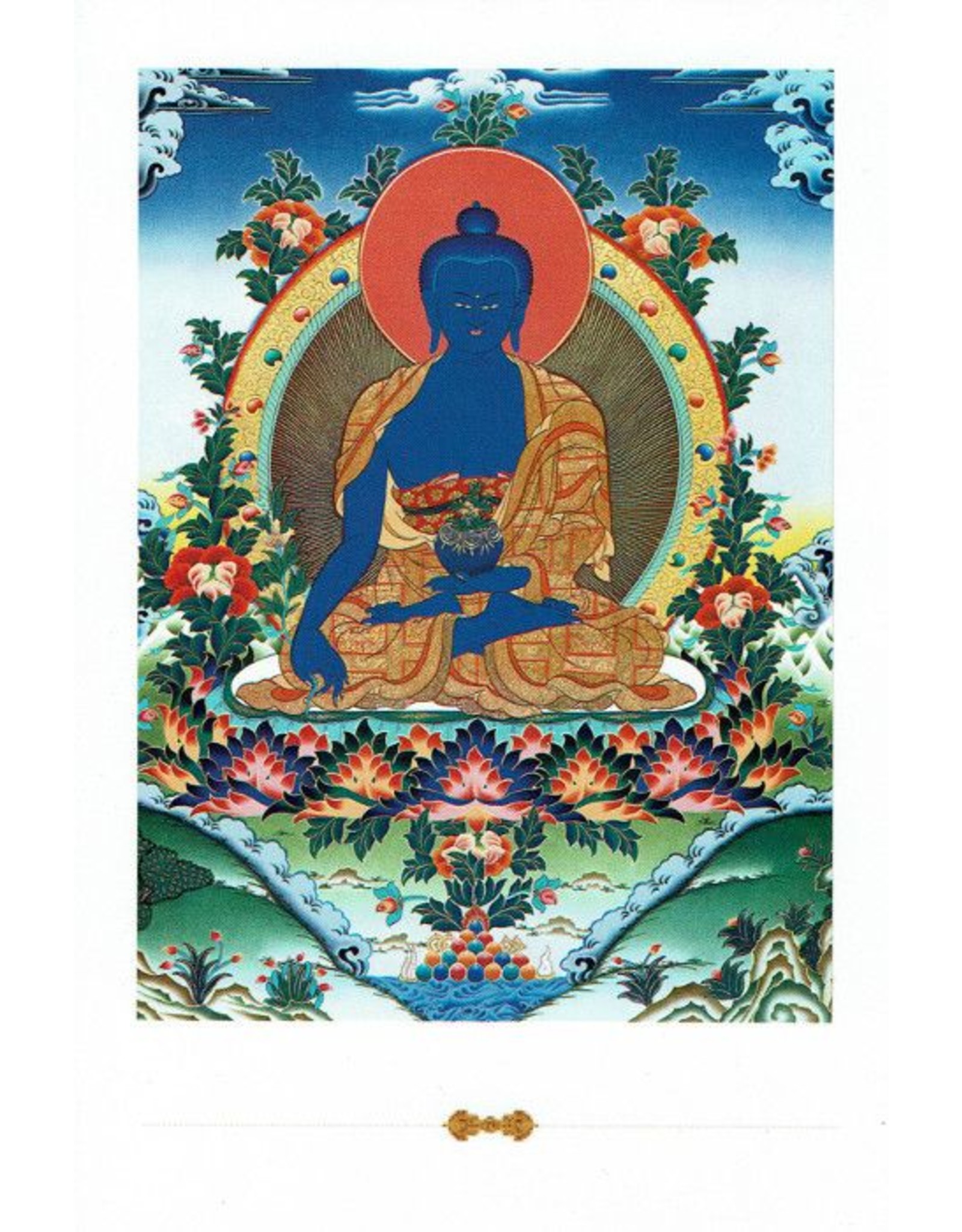 Dakini postcard Medicine Buddha