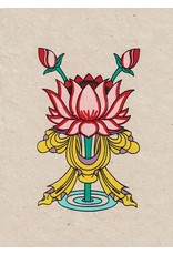 Dakini greeting card Lotus