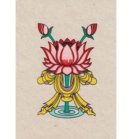 Dakini greeting card Lotus